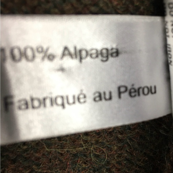 ANNE WILLI Paris 100% Alpaca Open Front Cardigan In Military Green Size 2 - Picture 6 of 9